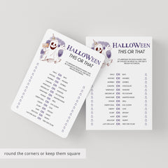 Halloween Games Pack for Adults Printable