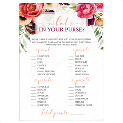 hilarious bridal shower game cards template by LittleSizzle