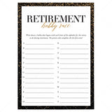 Retirement Party Game Hobby A-Z Printable by LittleSizzle