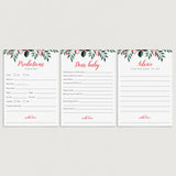 Christmas Theme Baby Shower Games Bundle Printable by LittleSizzle
