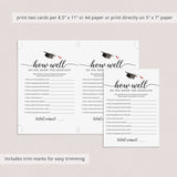 Who Knows The Graduate Best Game Printable