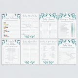 Complete Baby Shower Games Pack Winter Themed Printables by LittleSizzle