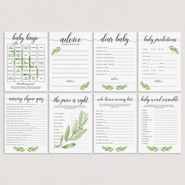 Printable Baby Shower Games Templates | LittleSizzle