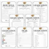 Black and Gold Graduation Party Game Bundle Printable by LittleSizzle