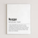 Hygge Definition Print Instant Download by Littlesizzle
