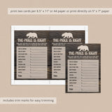 Boy shower price is right game card by LittleSizzle