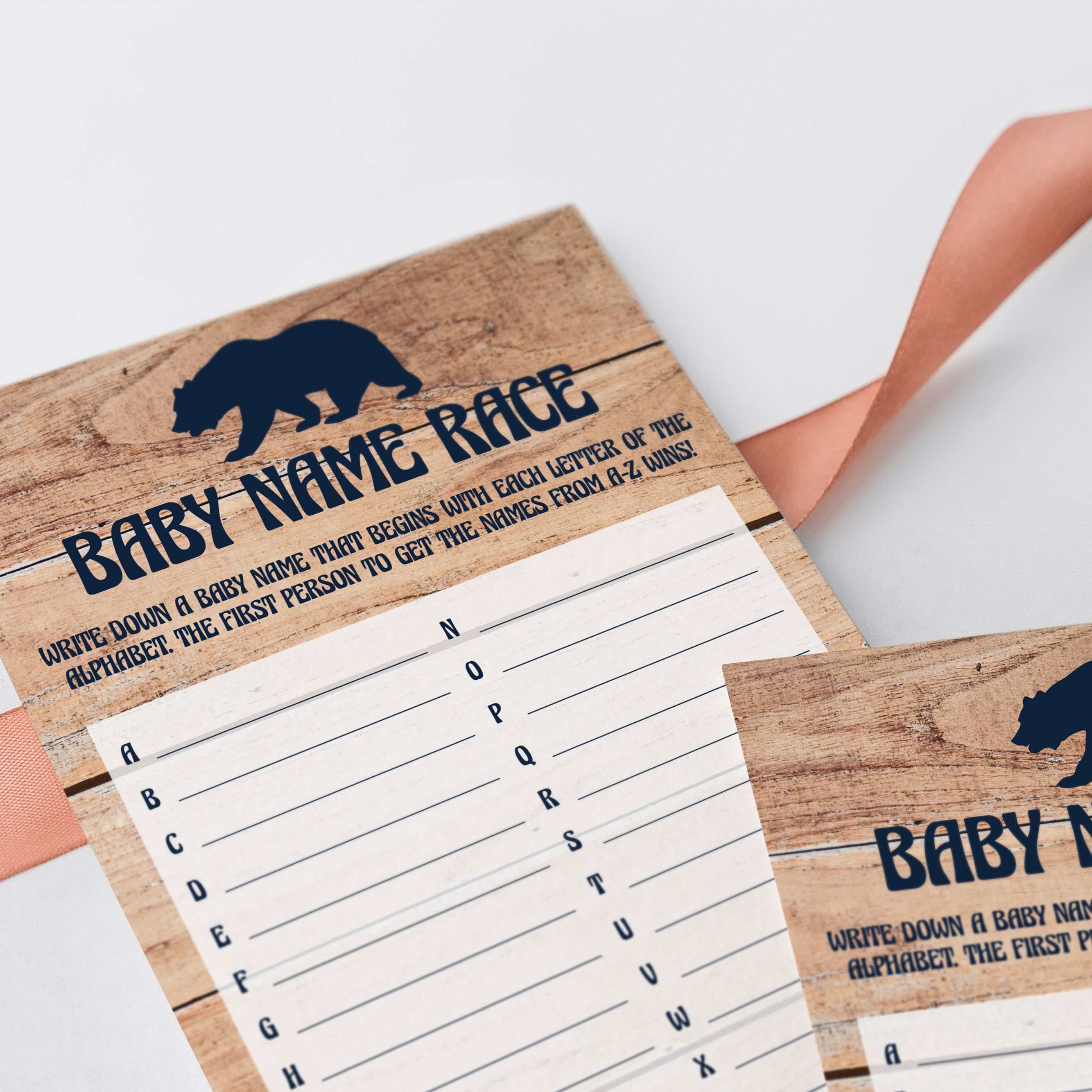 Instant download baby shower games PDF by LittleSizzle