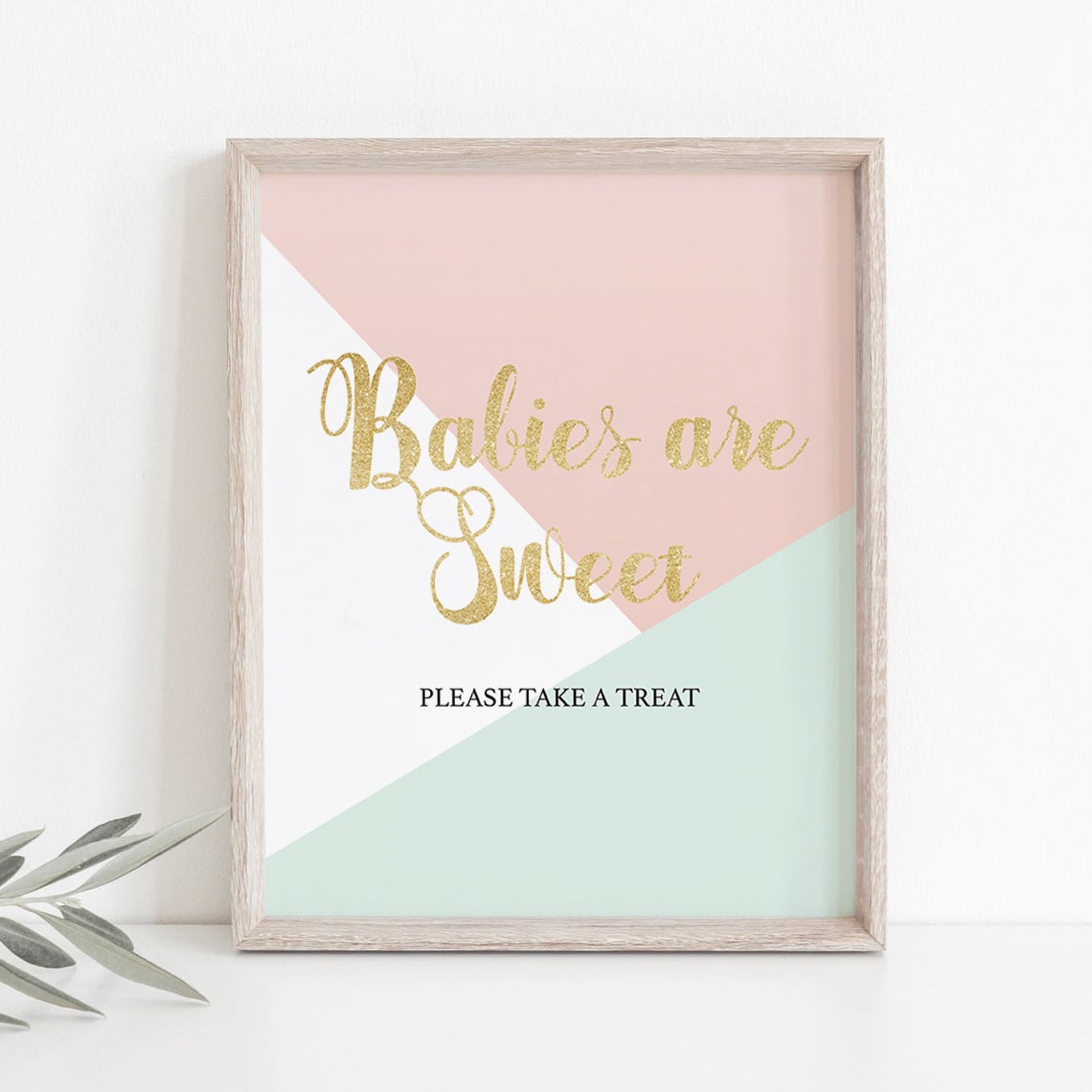 Sweet baby shower favors sign download by LittleSizzle