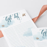 Instant download gift list for airplane party by LittleSizzle