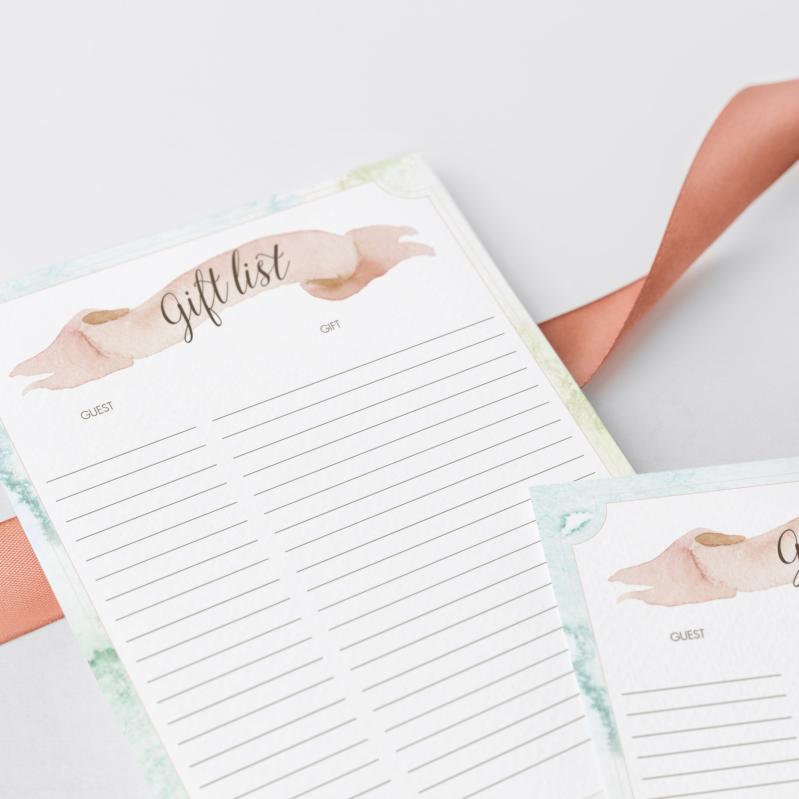 Gift tracker for bridal shower by LittleSizzle