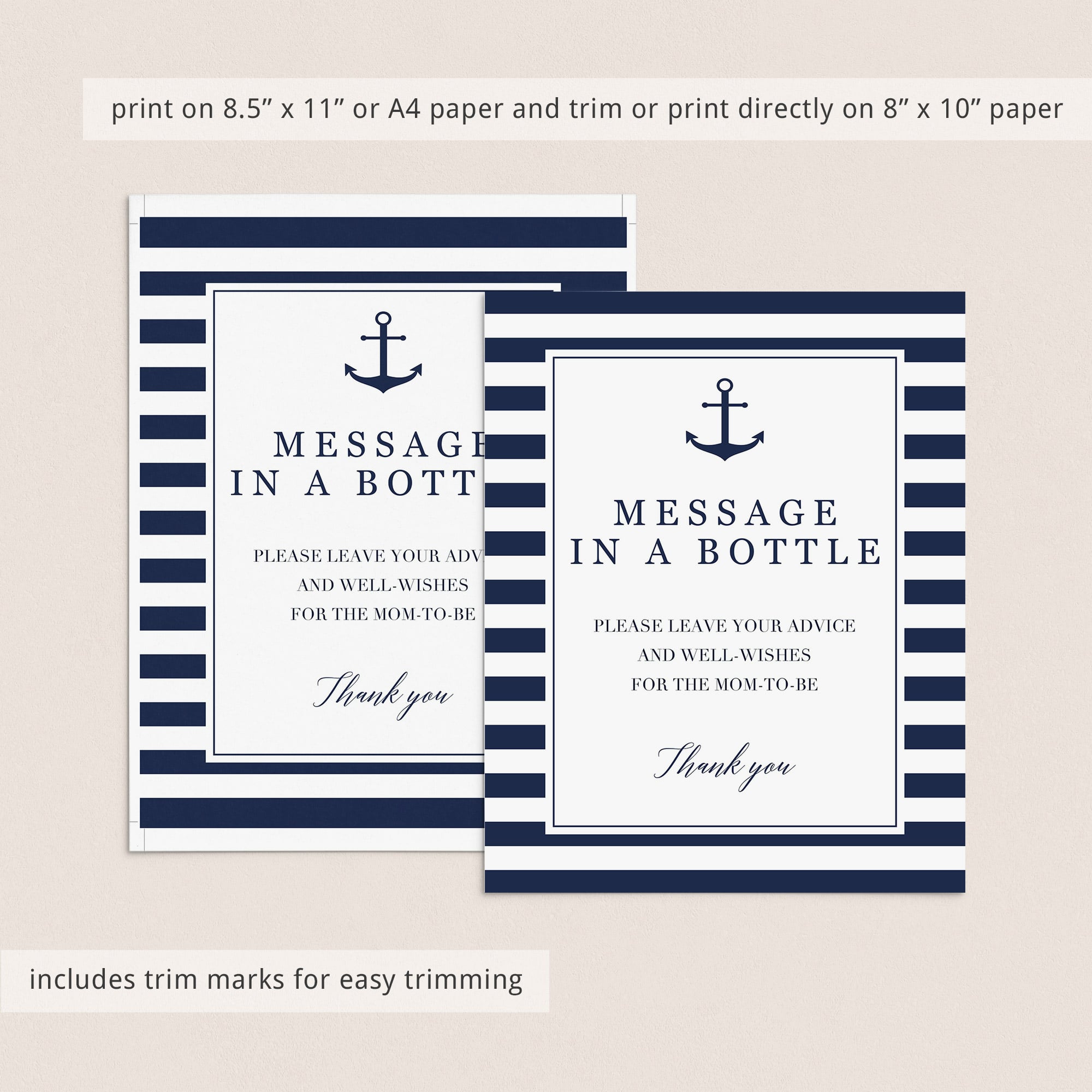 Message in a bottle game template by LittleSizzle