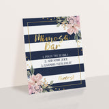 Pink, navy and gold baby shower ideas by LittleSizzle