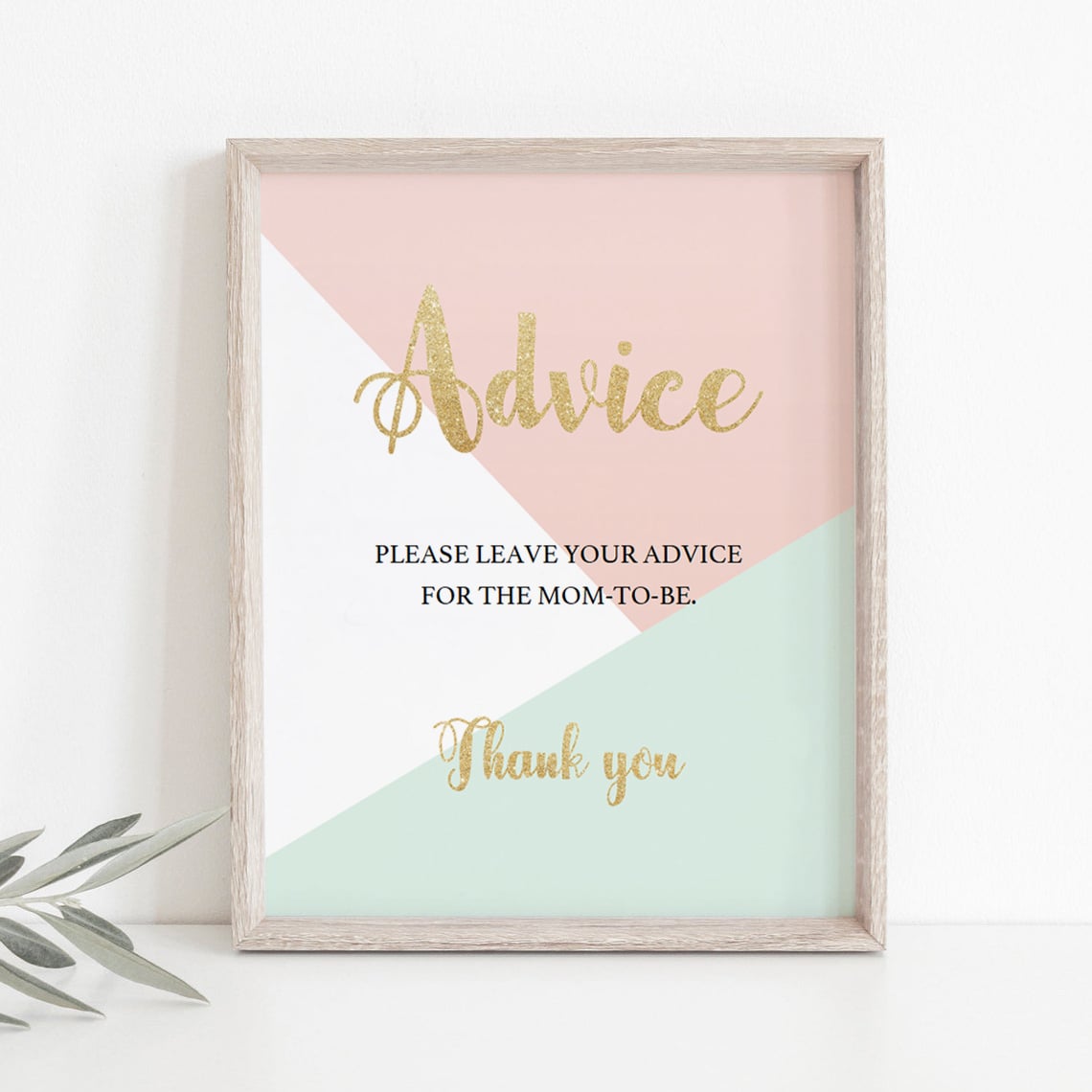 Instant download baby advice for new mom sign by LittleSizzle