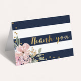 Printable chic thank you card by LittleSizzle