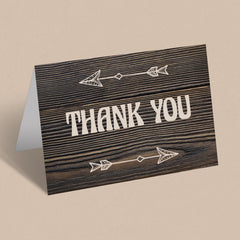 Thank you tent cards woodland party by LittleSizzle