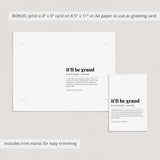 ITLL BE GRAND Definition Meaning Digital Download Printable Wall Art Itll  Be Grand Print Digital Download Print Quote Print 