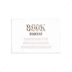 Safari baby shower book request card printable by LittleSizzle