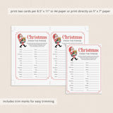 Printable Finish The Phrase Christmas Game