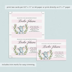 Downloadable baby shower templates by LittleSizzle