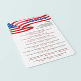 Labor Day Trivia Quiz Printable with Answers