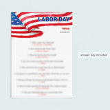 Labor Day Trivia Quiz Printable with Answers