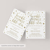 Twinkle Twinkle Baby Shower Invite Kit Templates