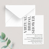 Simple bridal shower invitations by LittleSizzle