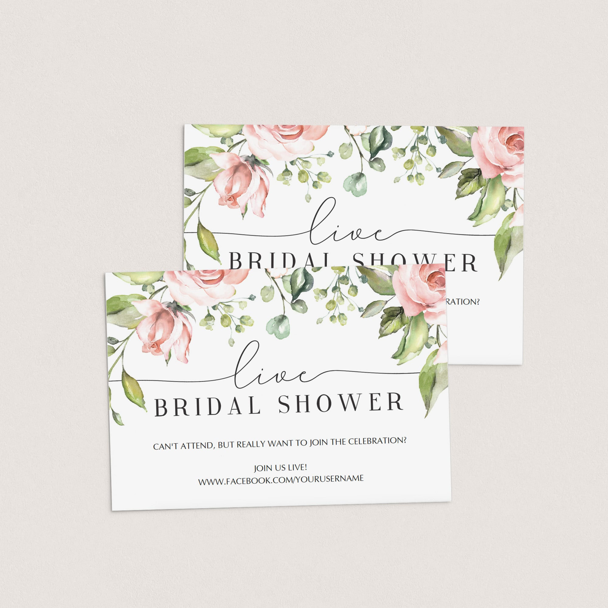 Web bridal shower announcement cards by LittleSizzle