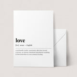 Love Definition Print Instant Download