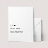 Love Definition Print Funny Instant Download