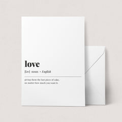 Love Definition Print Funny Instant Download