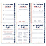 Memorial Day Games for Kids and Adults Printable by LittleSizzle
