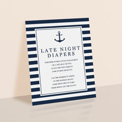 Late night diapers poem for boy baby shower by LittleSizzle