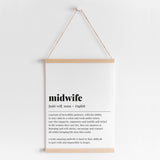 Midwife Definition Print Instant Download