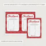 Fun Holiday Office Party Game Printable Mind Match