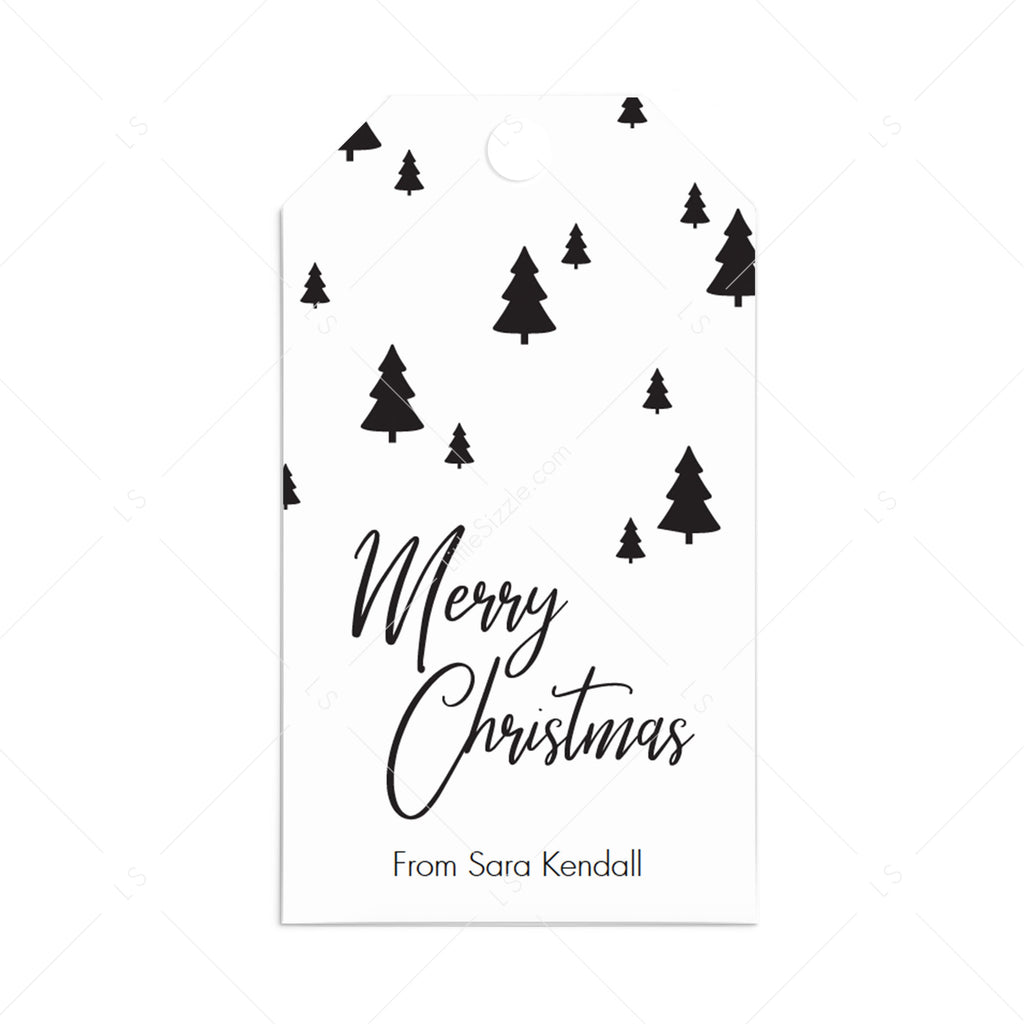 Free Printable Editable Christmas Gift Tags Black And White Free Printable Editable Christmas Gift Tags Black And White
