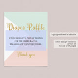 Instant download pastel baby sprinkle decor by LittleSizzle