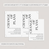 New date cards template black and white by LittleSizzle