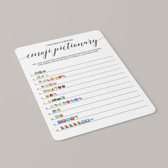 Children's book emoji pictionary printable by LittleSizzle