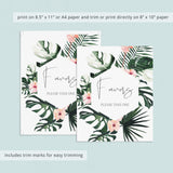 Blush and greenery party favors sign by LittleSizzle