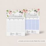 Mother's Day Scattergories Printable & Virtual