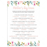 (Virtual) Mother's Day Quiz Instant Download by LittleSizzle