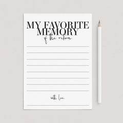 My Favorite Memory Of The Retiree Cards Printable by LittleSizzle