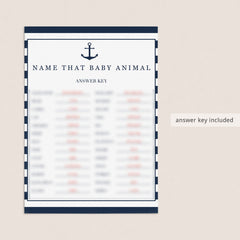 Baby animal game answers download PDF by LittleSizzle