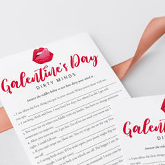 Galentine's Day Game Dirty Minds What Am I Printable