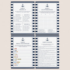 Nauti Party Games Bundle Digital Download by LittleSizzle