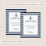 Anchor baby shower decorations printable by LittleSizzle