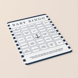 Navy baby bingo baby shower game printable by LittleSizzle