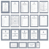 Nautical Baby Shower Full Package Instant Download by LittleSizzle