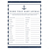 Name that baby animal game for boy baby shower by LittleSizzle